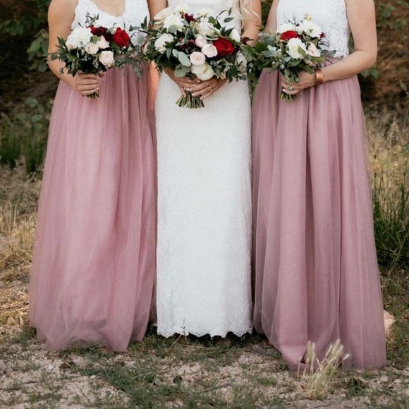 Blush Pink Tulle Skirt - Picture 1 of 1